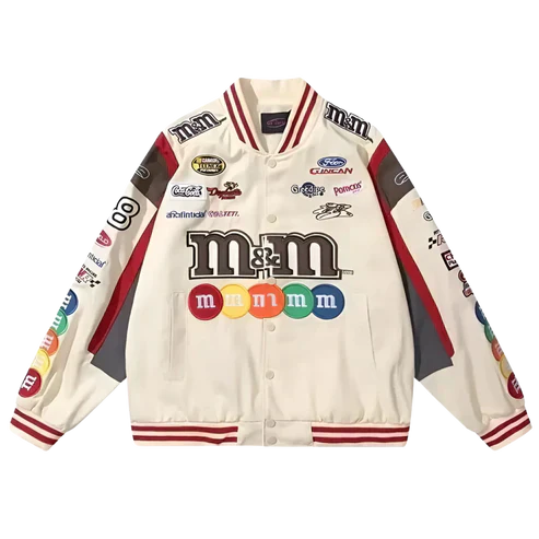 Giacca Racing M&M Bianco